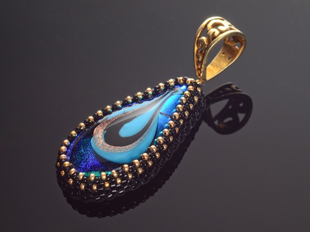 Royal Peacock Eye Pendant