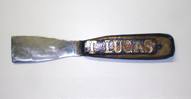 Custom Ink Knife sign for Tom Lucas