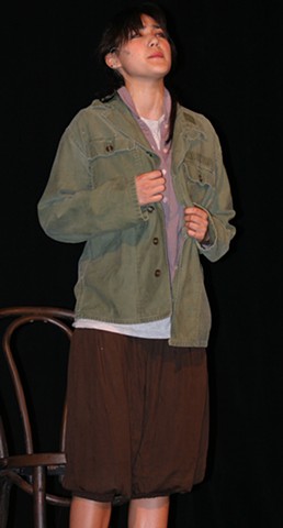 Kim in Chris' Jacket