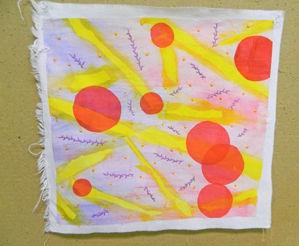 Orange and Yellow silk screening