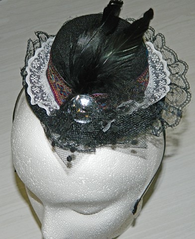 Spamalot---Can Can fascinator for the Laker Girls