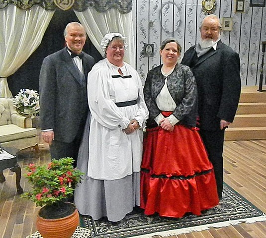 The Late Edwina Black Costuming