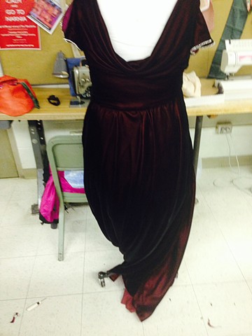Norma Desmond Dress---back