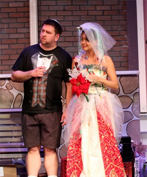 Christmas Eve's wedding dress