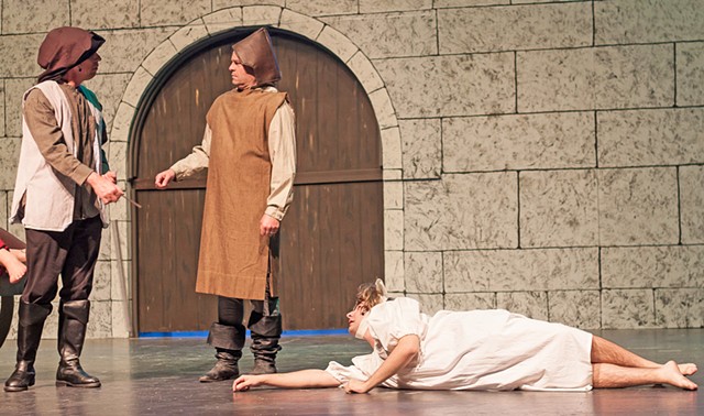 Sir Robin and Sir Lancelot as Peasants and Not Dead Fred