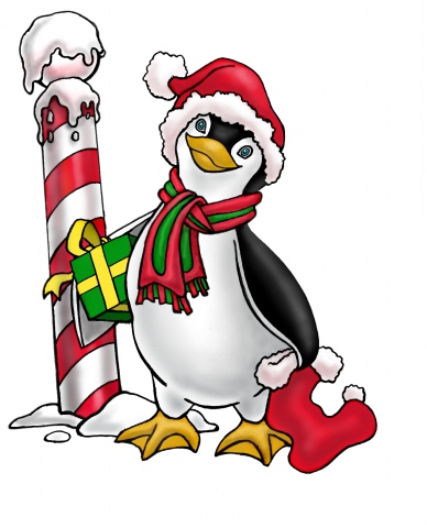 Chilly Christmas Penguin