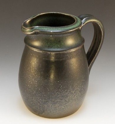 Ceramic Pitcher. Porcelain, high fired reduction,  By Carol Naughton Ceramics