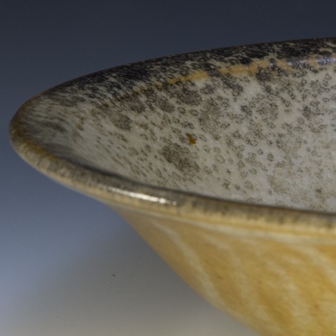 Ceramic Bowl Porcelain Shino glaze. by Carol Naughton Ceramics