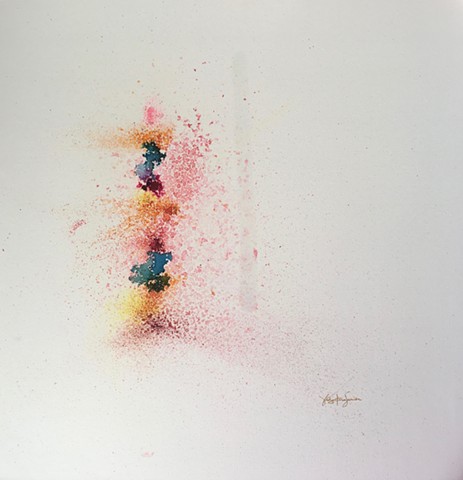Agnes 24” x 24” Pure Pigment on Canvas