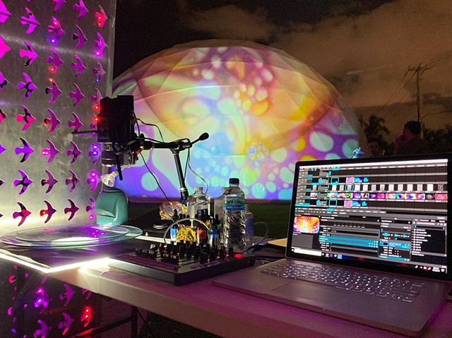 Miami Dome - Art Basel 2018 - Liquid Light Lab