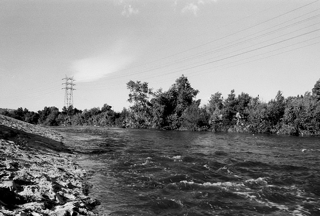 LA River, View Near Griffith Park, 1997