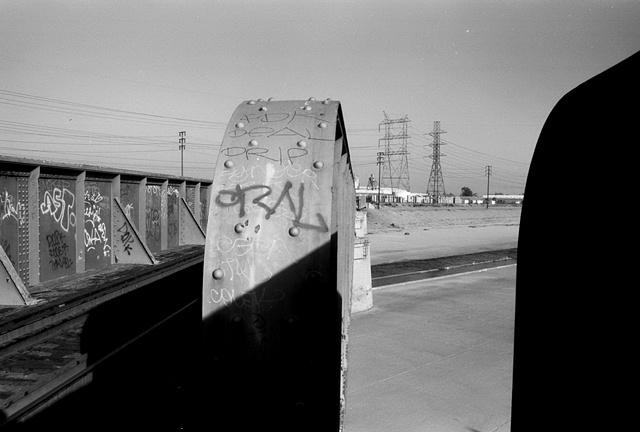 LA River, Train Bridge & Garffiti