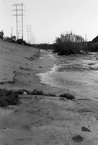 LA River, Earthen Bed, Glendale Narrows