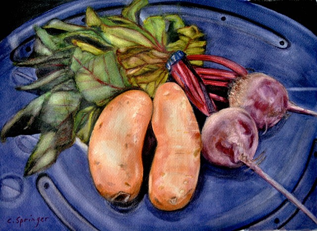 Beets and Sweet Potatoes

by Connie Springer