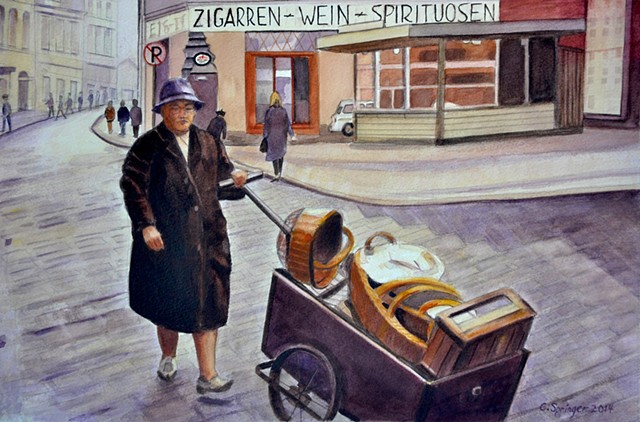 German Street Woman 