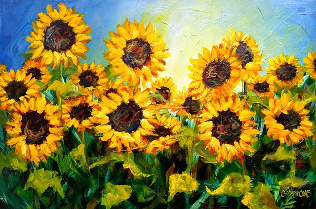 sunflower summer love loving field laura gammons #lauragammonsstudios laura gammons @lauragammons #camplaura #lauragammons