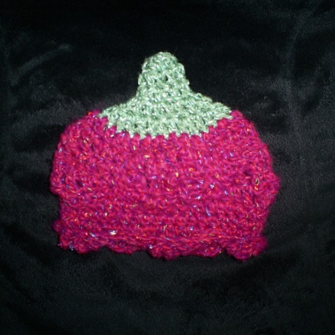hand crocheted flower baby hat by ashley seaman