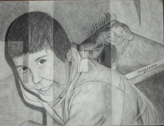 charcoal portrait drawing by ashley seaman