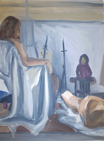 figure oil painting by ashley seaman