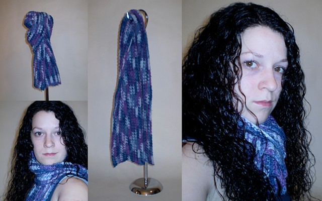 hand-crocheted scarf by ashley seaman
