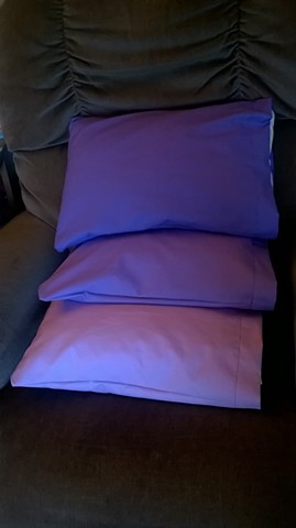 Purple pillowcases