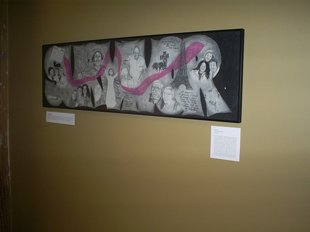 drawing of breast cancer survivor story by ashley seaman