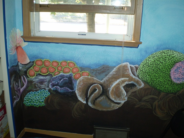 hand painted nursery mural by ashley seaman
