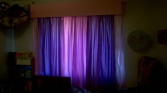 Curtains with Handmade Valance