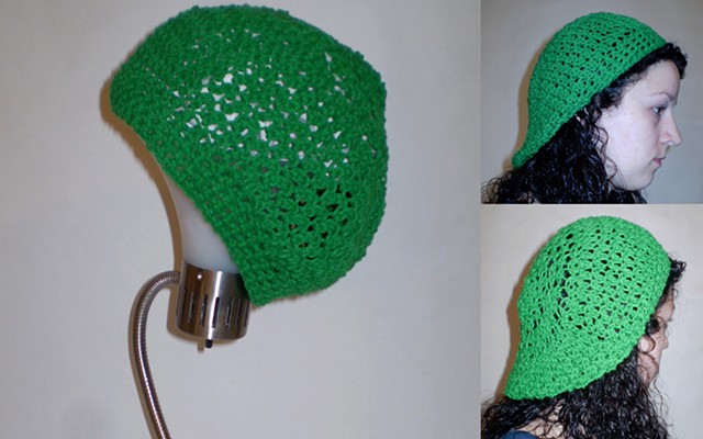hand-crocheted beret by ashley seaman