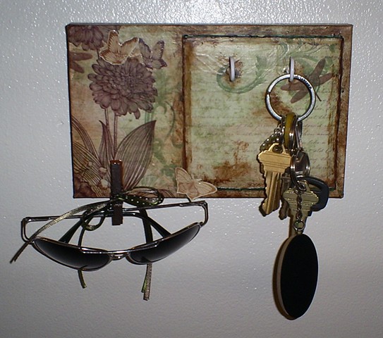 Decorative Key and Sunglasses Holder by Ashley Seaman