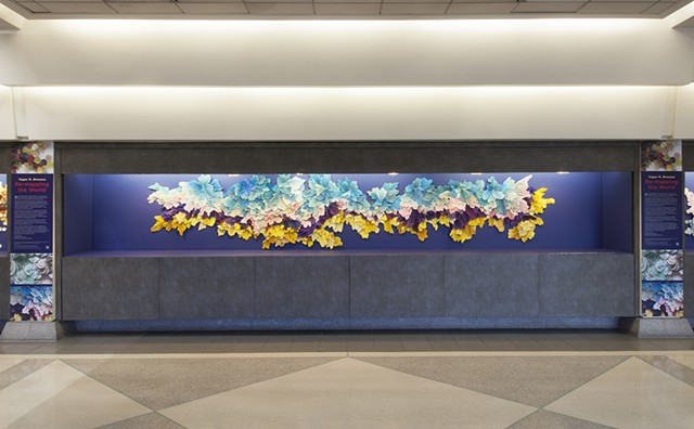 Installation View of Delineated (Philadelphia International Airport)