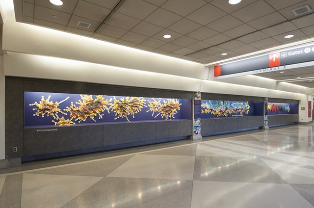 "Re-mapping the World," Philadelphia International Airport (2014-15)