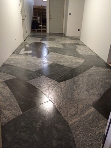granite mosaic floor