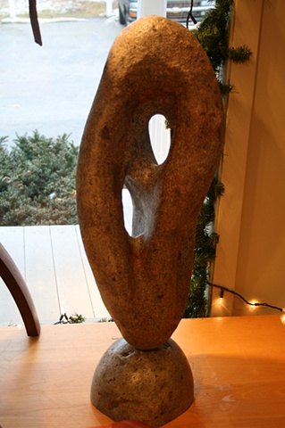 this stone sculpture was carved using only a high pressure flame.