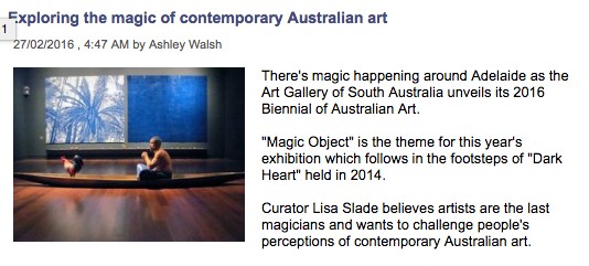 ABC Adelaide - Exploring the magic of Australian contemporary art