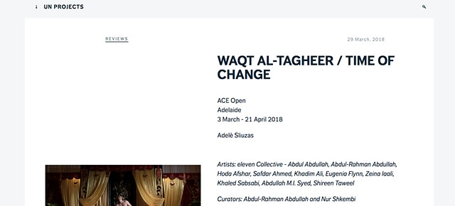 Un Projects - Waqt al-Tagheer