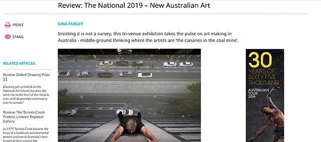 Artshub - Review: The National 2019 New Australian Art