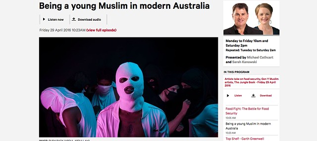 ABC Radio - Being a young Muslim in modern Australia