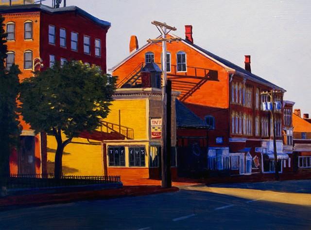 Stately Prince Newburyport Massachusetts by Dan Fionte oil paint