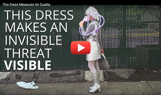 Air Quality interactive dress video by Nexus Media News