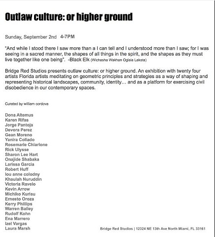 Outlaw Culture: or higher ground
