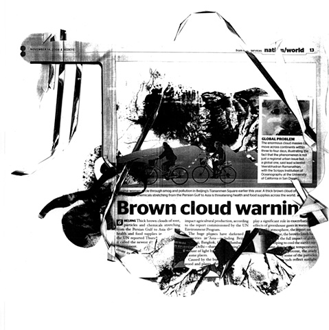 Brown cloud warning