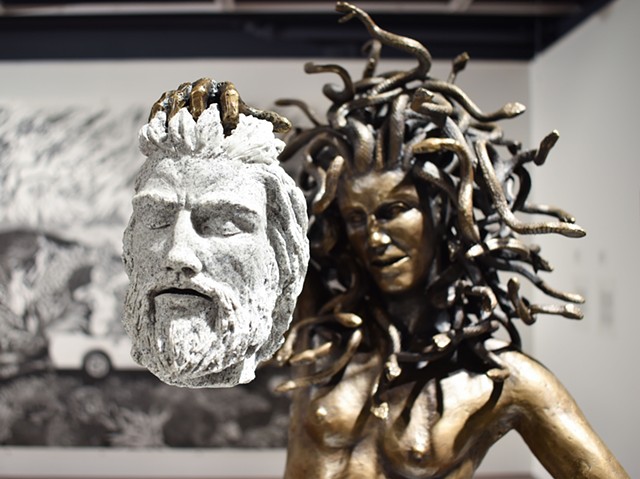 Medusa and Poseidon (Detail)