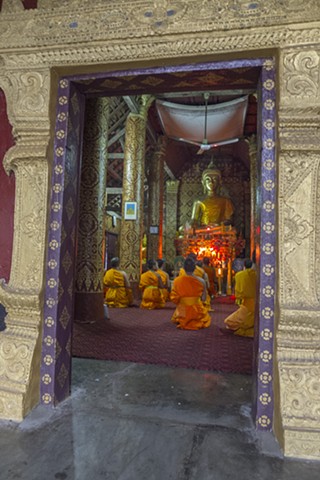 Buddhist Temple, Lauang Prabang, Laos