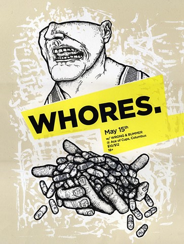 Whores. Poster
