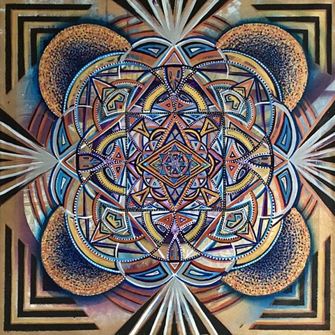 Sacred Geometry Painting