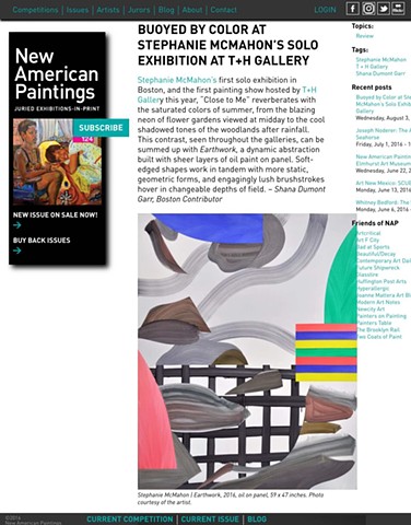 Review on New American Paintings Blog