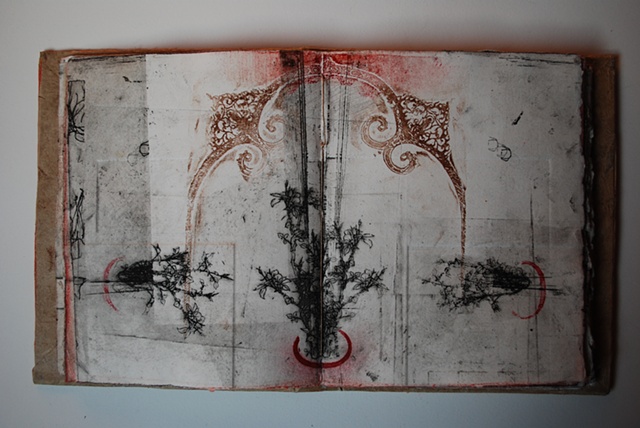 artist book, intaglio print by wyoming printmaker