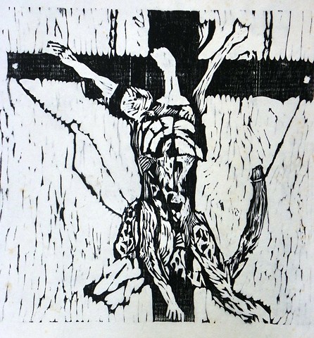 Leopard Crucified