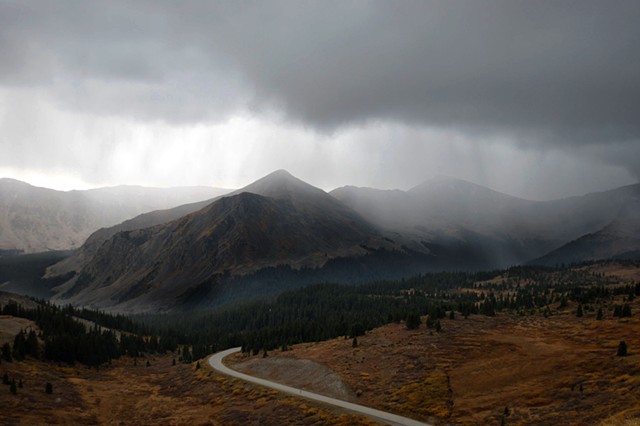 Cottonwood Pass with Hail